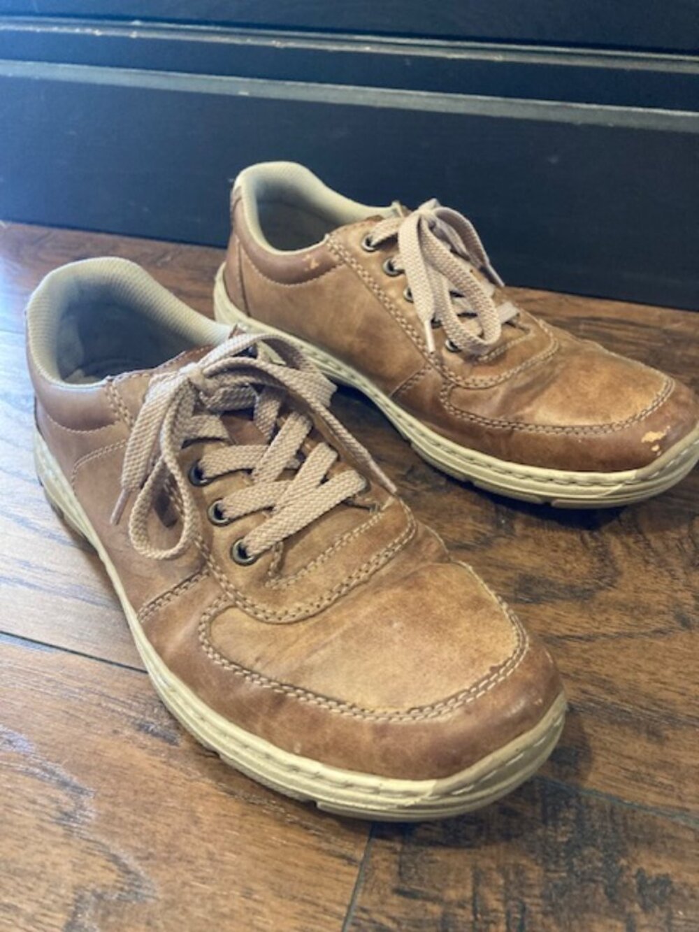 Rieker Tan Leather Shoes